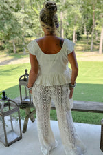 Load image into Gallery viewer, Golden Sun Lace Pants
