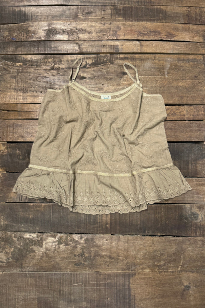 Evening Beauty Tank - Taupe