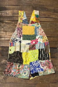 Patchwork Sunrise Overalls JG-143