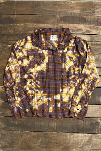 Afternoon Breeze Flannel - Violet