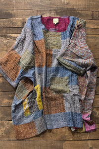 Kantha Sunrise Poncho JG-158