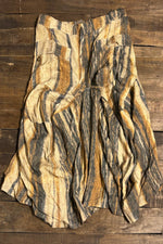 Load image into Gallery viewer, Evening Blues Skirt - Tan Stripe
