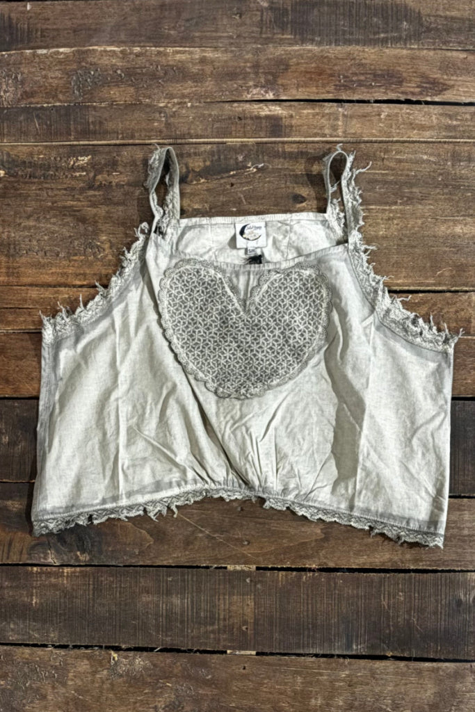 Always In My Heart Tank - Dark Taupe