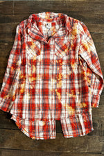 Load image into Gallery viewer, Crisp Morning Air Flannel - Orange Crush
