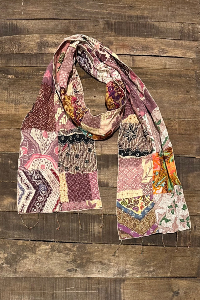 Patchwork Love Long Scarf