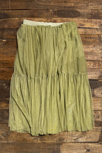 Day Dreamer Ruffle Skirt - Olive