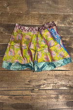 Load image into Gallery viewer, Sari Sunrise Short Wrap Shirt/Skirt
