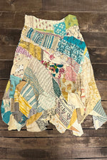 Load image into Gallery viewer, Patchwork Sunrise Skirt - Tea Stain JG-215
