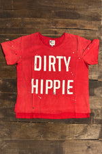 Load image into Gallery viewer, Dirty Hippie Tee - Vintage Scarlet
