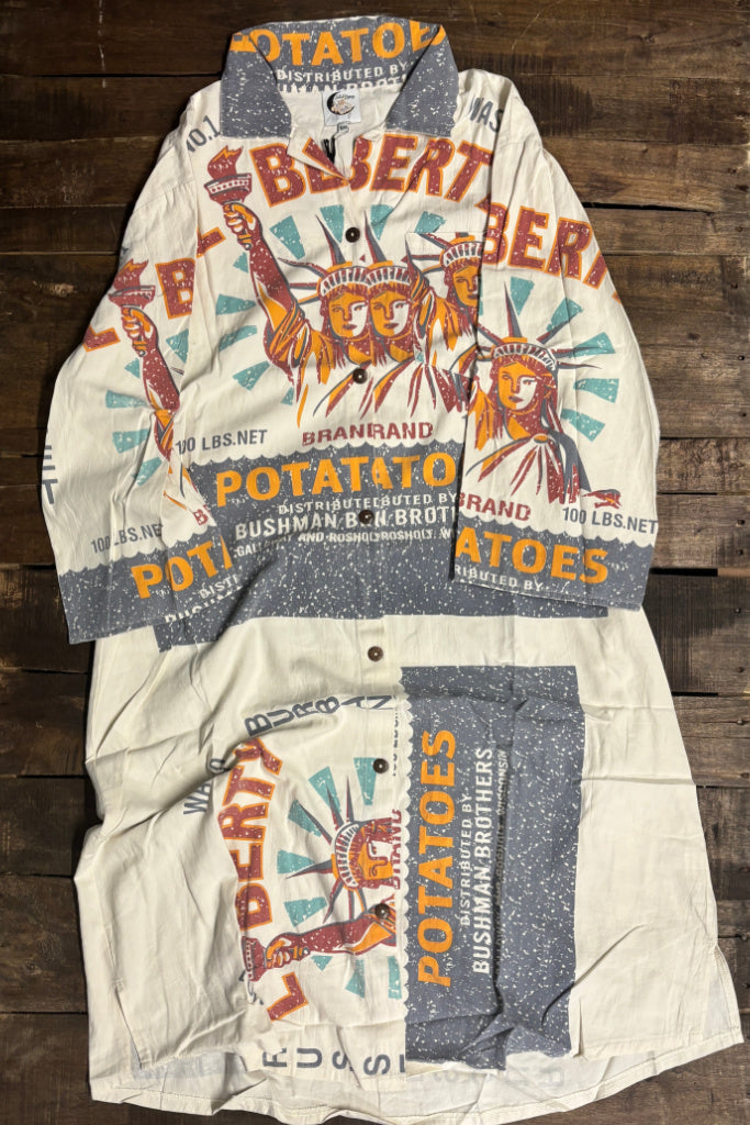Never Ending Fields Duster - Liberty