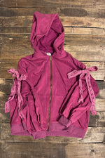Load image into Gallery viewer, Tied About Jacket - Plum
