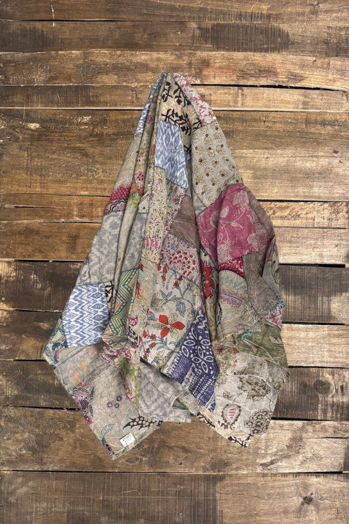 Patchwork Love Bandana XL - Sky