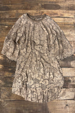 Load image into Gallery viewer, Layered In Time Tunic - Chocolate
