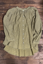Load image into Gallery viewer, Sweet Nothings Shirt - Olive Dot
