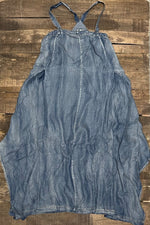 Load image into Gallery viewer, Crossing Paths Dress - Chambray
