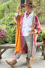 Load image into Gallery viewer, Kantha Sunrise Duster JG-40
