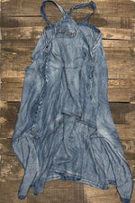 Load image into Gallery viewer, Crossing Paths Dress - Chambray
