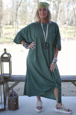 Load image into Gallery viewer, Cute Comfort Dress - Emerald
