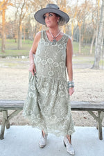 Load image into Gallery viewer, Garden Bliss Dress - Vintage Stone
