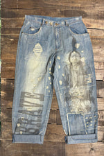 Load image into Gallery viewer, Peace and Love Jeans - Brave Heart
