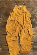 Load image into Gallery viewer, Can&#39;t Miss This Romper - Vintage Mustard
