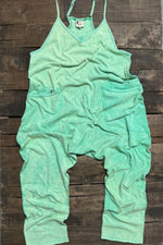 Load image into Gallery viewer, Can&#39;t Miss This Romper - Vintage Waters
