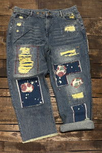 Garden Splatter Jeans