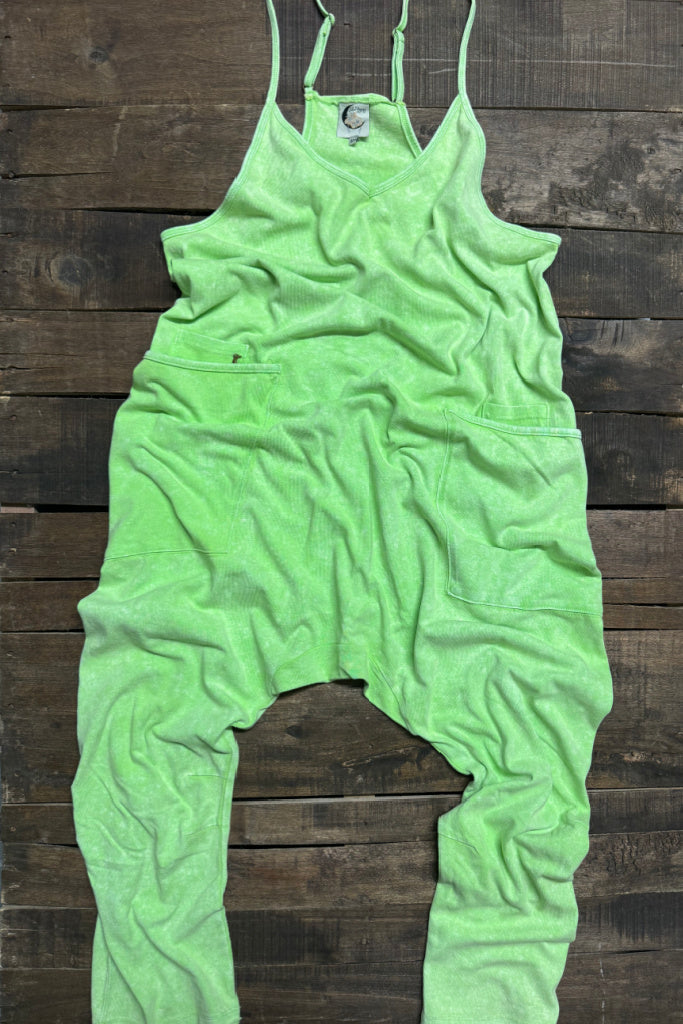 Can't Miss This Romper - Chartreuse