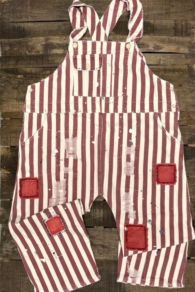 Endless Travels Overalls - Vintage Merlot