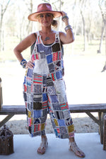 Load image into Gallery viewer, Patchwork Of Many Colors Jumpsuit
