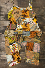 Load image into Gallery viewer, Patchwork Love Romper
