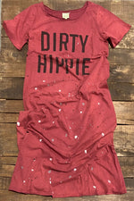 Load image into Gallery viewer, Dirty Hippie Dress - Vintage Wine
