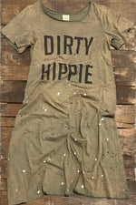 Load image into Gallery viewer, Dirty Hippie Dress - Vintage Olive
