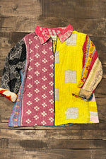 Load image into Gallery viewer, Kantha Sunrise Jacket JG-130
