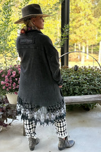 In The Moment Duster - Vintage Black