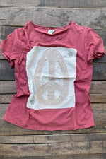 Load image into Gallery viewer, Tattered Tee - Peace Wine
