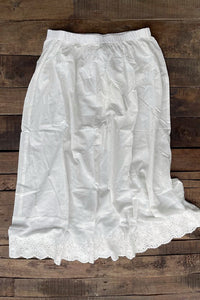 Under Wraps Eyelet Skirt - Parchment