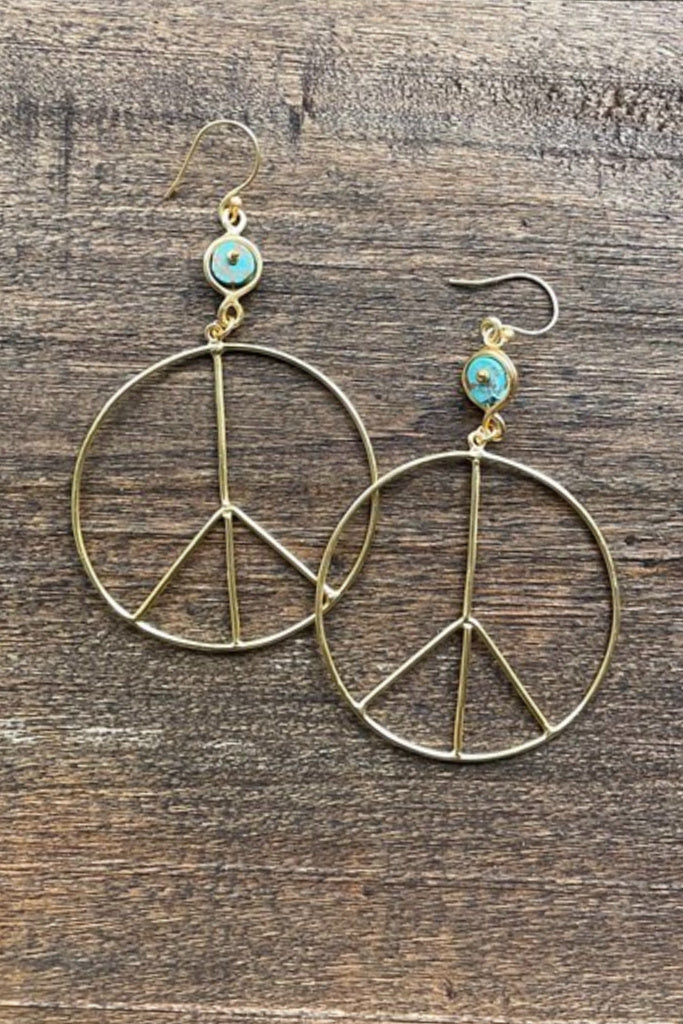 Peace Love and Happiness Earrings