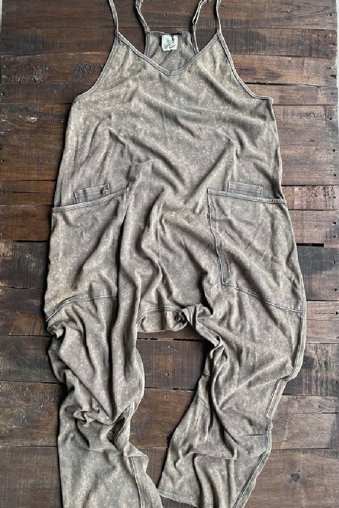 Can't Miss This Romper - Vintage Chocolate