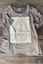 Load image into Gallery viewer, Tattered Tee - Peace
