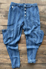 Load image into Gallery viewer, Spiral Cluster Denim Pants
