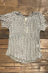 Lacey Nights Top - Charcoal