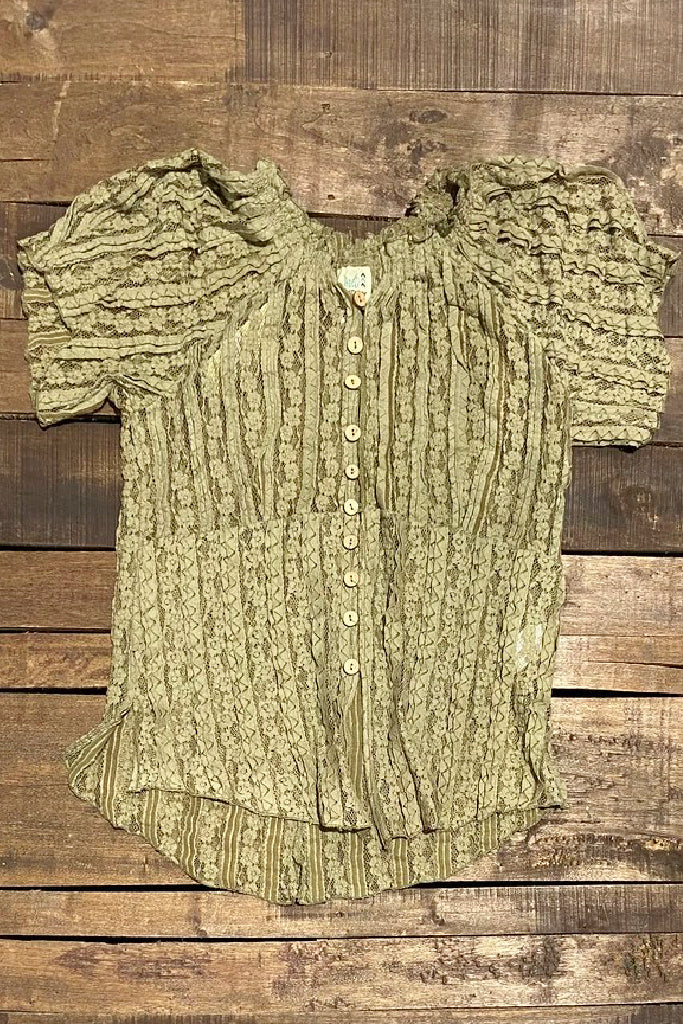 Lacey Nights Top - Olive