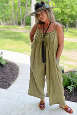 Load image into Gallery viewer, Bittersweet Romper - Vintage Olive
