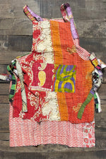 Load image into Gallery viewer, Kantha Sunrise Apron Tunic JG-38
