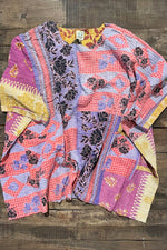 Load image into Gallery viewer, Kantha Sunrise Poncho JG-18
